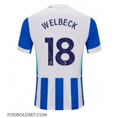 Brighton Danny Welbeck #18 Hjemmebanetrøje 2025-26 Kortærmet Brighton Danny Welbeck #18 Hjemmebanetrøje 2025-26 Kortærmet